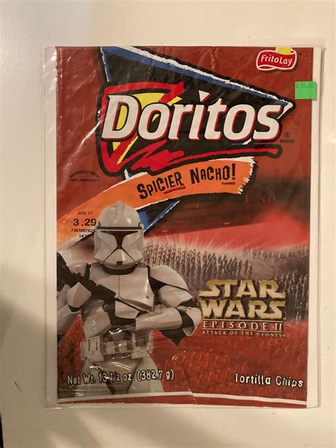 Star Wars 2002 Frito Lay AOTC Promo Doritos Nacho Cheesier! 12